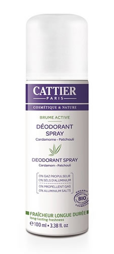 Cattier Déodorant spray cardamom-patchouli bio 100ml